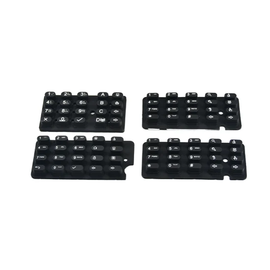 Rubber Keyboard Push Buttons Electronic Keypads Rubber Button Made Keypad OEM Custom Silicone Screen Printing Durable Aceeptable