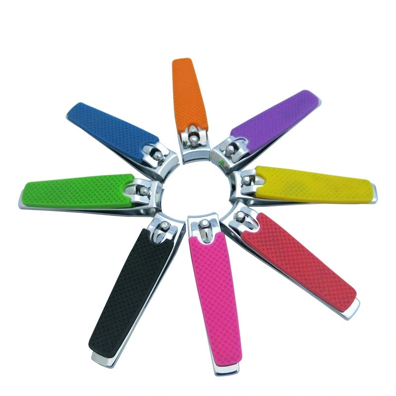 Small Size Wholesale Colorful Silicone Cover Carbon Steel Baby Nail Product (608R-1)