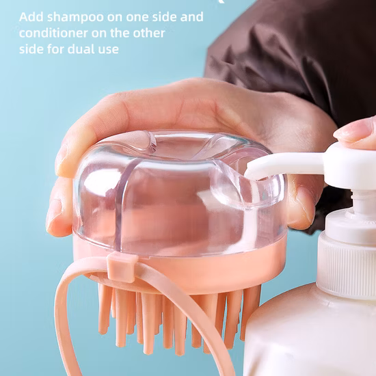 Healthy Soft Rubber Massage Wash Brush for Removing Dirt Bath Massage Shower Silicone Bath Brush Rubbing Body Mud Peeling Factory Direct